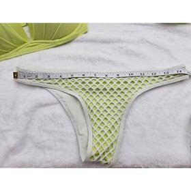 Victoria's Secret Women's Size 34C/D XS/S Neon Yellow 5 Piece Mix & Match Bikini