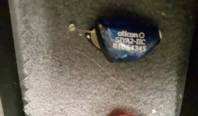 OTICON Siya 2 IIC - Hearing Aid (invisible-in-the-canal) Blue, Left Side Only  +