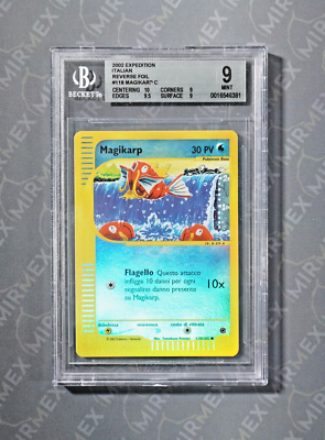 Pokemon BGS 9 Magikarp #118 Reverse Expedition 2002 Italiano | eBay