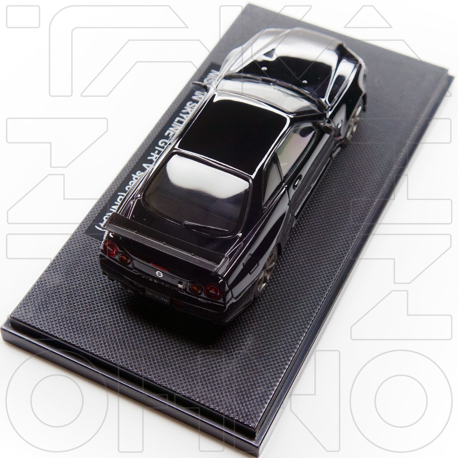 NISSAN SKYLINE GT-R V SPEC I BNR34 R34 1999 EBBRO 1:43 44151 BLACK