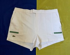 LACOSTE VINTAGE 80's TENNIS COURT SHORTS Sz.48
