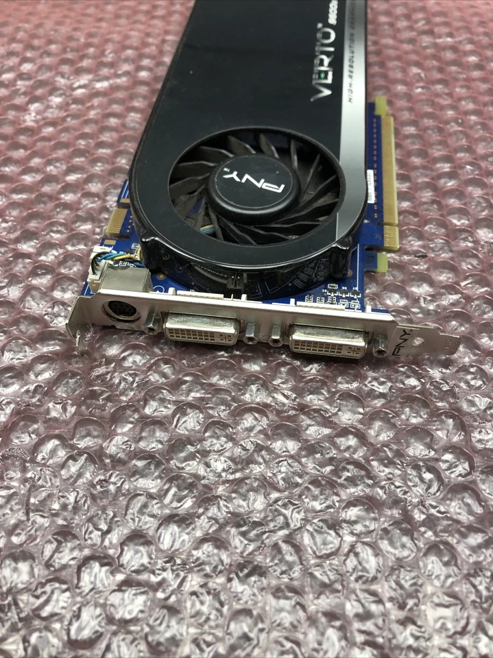PNY Verto GeForce 9600GT 512MB GDDR3 S-Video Dual DVI PCIe 2.0 Video Card - Image 3 of 4