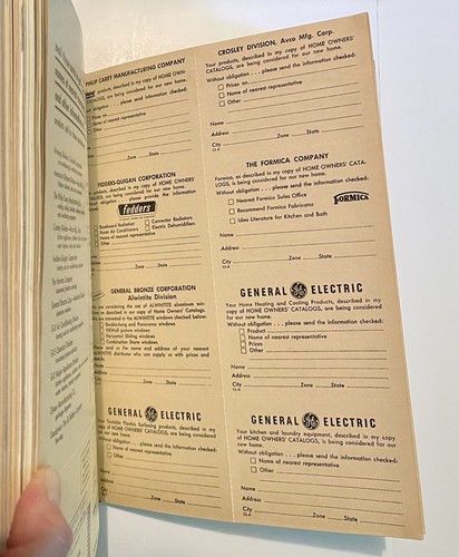 HAUSBESITZER KATALOGE DODGE, F. W. 50er JAHRE MID CENTURY MODERN BUCH - Bild 13 von 15