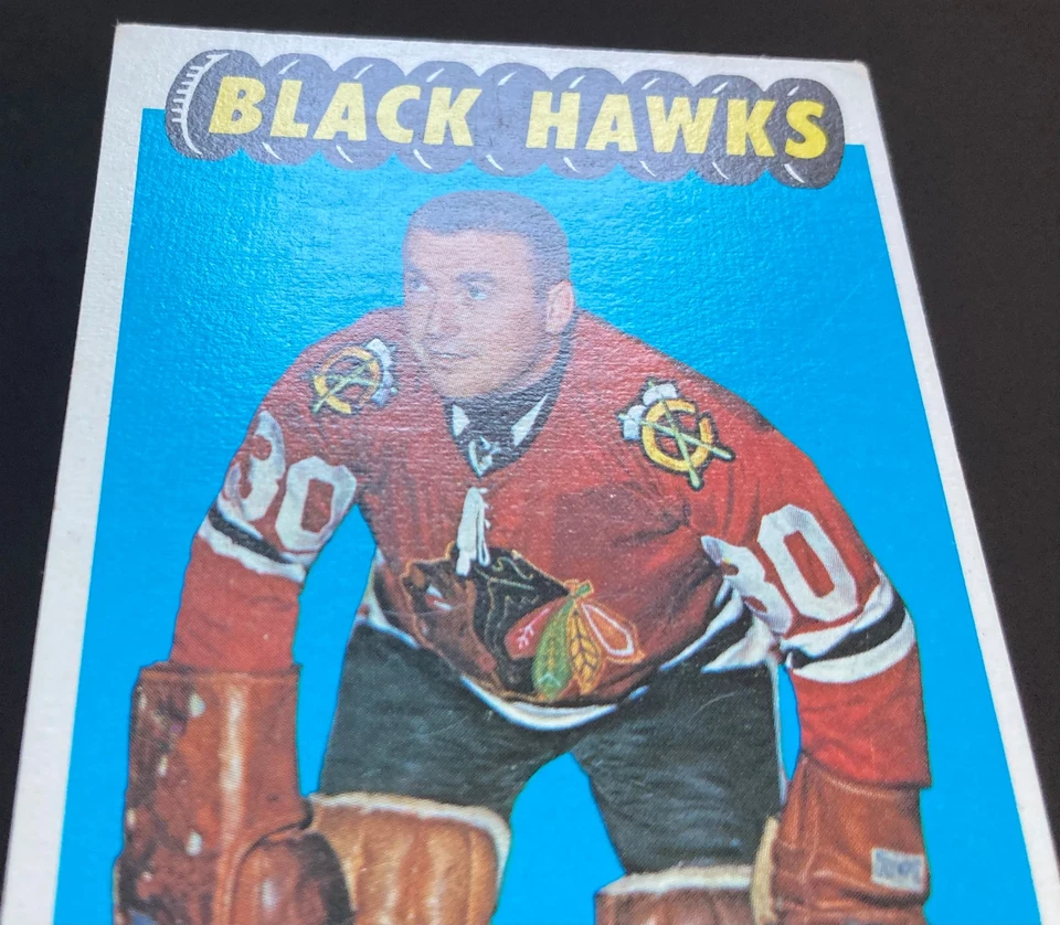 Denis DeJordy 1965-66 Topps #113 - Chicago Blackhawks VGEX - Image 3 of 4
