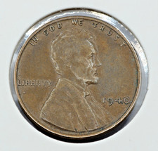 1940-p Lincoln Wheat Cent Penny 1940-p Lincoln Wheat Cent Penny