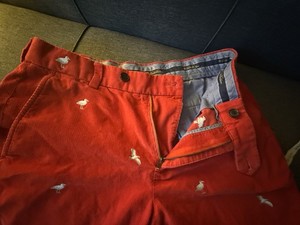 Red brooks brothers bermuda shorts mens Size 31