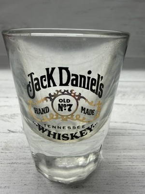 Vintage Jack Daniels Whiskey Shot Glass Collectible Barware Memorabilia