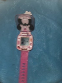 Girl's DISNEY Junior VTech Minnie Mouse Flip Top Digital Learning Game Watch