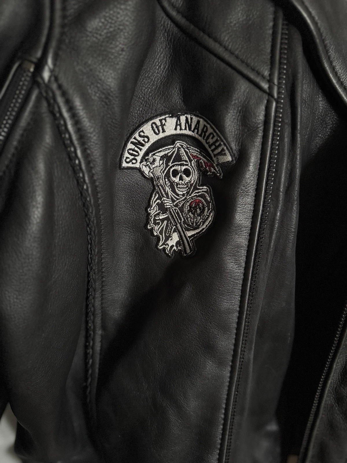 Milwaukee Leather Men’s Jacket (Premium Milled Cowhide)  Vintage Kutter, SOA image 12