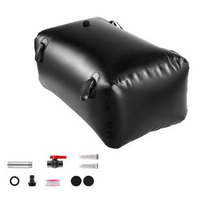 #ad Uimoso 63.4 Gal Foldable Water Storage Tank 1000D PVC Portable Water Bag $25.99