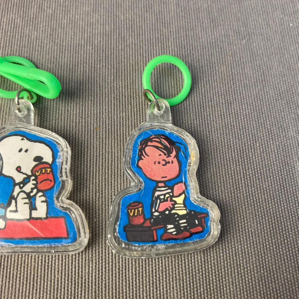 SNOOPY | Bundle of 3 key chains | Vintage 1980's (from my childhood) - Imagen 4 de 4