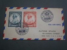 MONACO TIMBRES N°285-286 OBLITERES SUR LETTRE. BONNE VALEUR