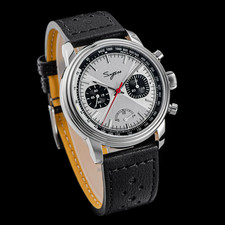 SEAGULL 1963 Sugess Sapphire Chrono Auto Mechanical Aviator Watch Panda Design