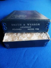 antique vintage NOS mint S&W gun knife 926 AIRWEIGHT restraint handcuffs in BOX