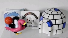 Pudgy Penguins Series 2 Flamingo Raft Basketball Igloo Penguin Figure with Code
