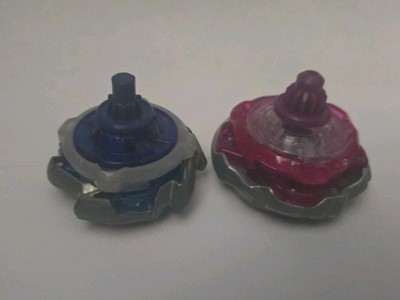 Lot 2 - Beyblade X Tusk Mammoth 3-60T and Dran Dagger 4-60R Metal Pink/Blue Set