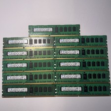Lot of 11 M393B5273CH0-YH9 Samsung 4GB PC3-10600R DDR3-1333MHz ECC Server RAM