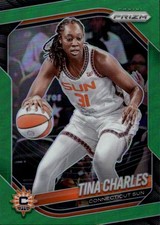 2025 Panini Prizm WNBA #3 Tina Charles Green Prizms