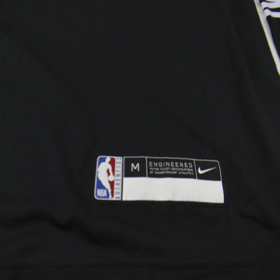 Brooklyn Nets Nike NBA Authentics Dri-Fit Long Sleeve Shirt Men's Black New - Image 2 of 4