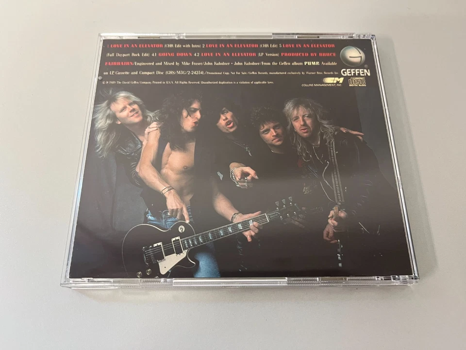 Aerosmith – Love In An Elevator - US Promo CD Single © 1989 (4 Versions) - Bild 3 von 3