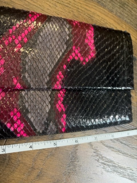 Nancy Gonzalez | Genuine Python Skin Clutch/Walle… - image 2