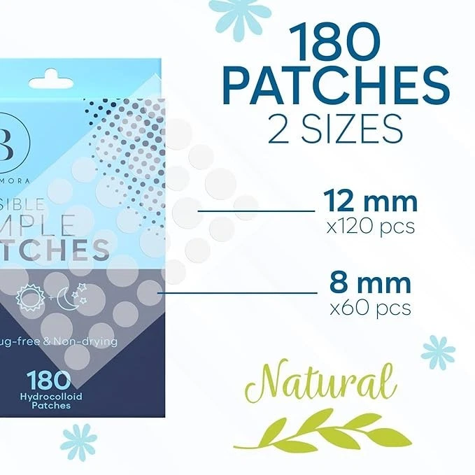 Pimple Patches for Face (180 Count), Zit Patches for Blemishes, Hydrocolloid - Image 3 of 4
