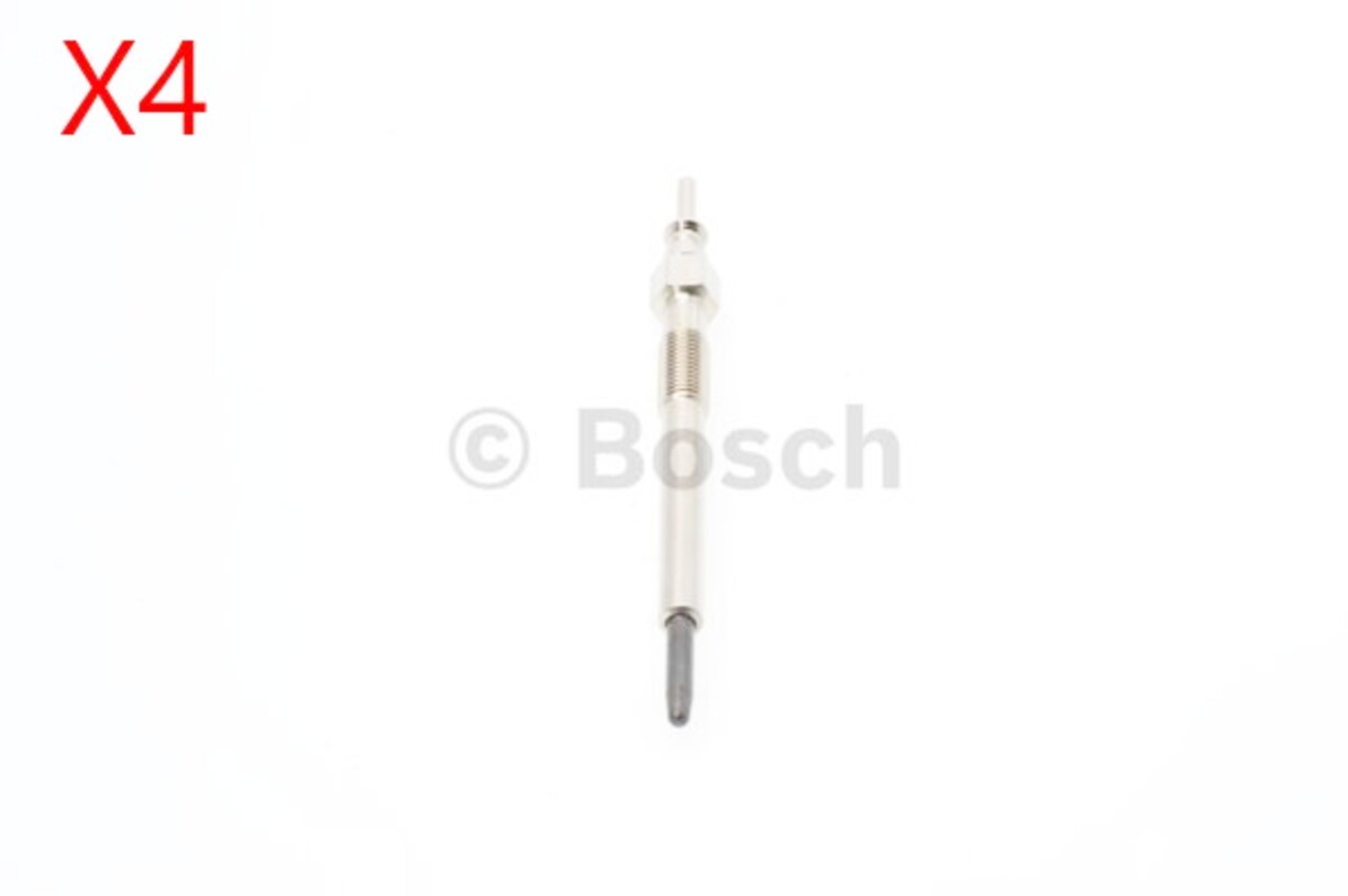 BOSCH Glow Plug SET 4pcs Fits HONDA OPEL Meriva Astra G Corsa Combo 1.7L 2000-