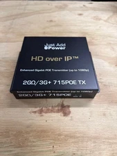 Just Add Power- 2GΩ/3G+ 715POE TX -Enhanced Gigabit POE Transmitter up to 1080p