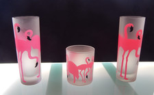 3 Leonardo Joy Gläser Flamingo 🦩 Vintage 80iger 90iger Jahre