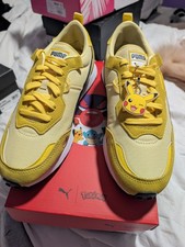 Puma X Pokemon 'Pikachu' Rider FV Shoes Empire Yellow-Pale Lemon Size US9.5 NIB