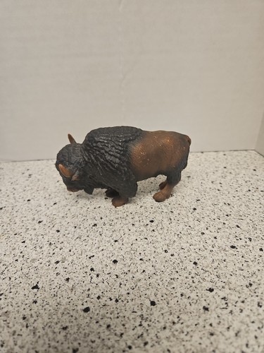 Schleich American BULL BUFFALO BISON Animal Figure Toy Figurine Wildlife 01 - Picture 3 of 11