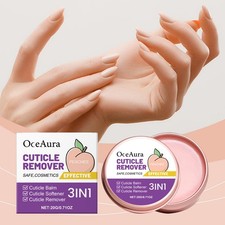 Exfoliating Softening Hand Cream for Cuticle Care and Hydrating Nail Treatment