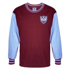 West Ham United 1964 FA Cup Final Retro Shirt 100% COTTON Men's