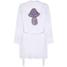 'Pretty Purple Mushroom' Adult Dressing Robe / Gown RO059810 
