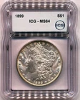 1899 P Philadelphia ICG Morgan Silver Dollar MS 64