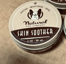Natural Dog Company Skin Soother Balm Tin for Dogs, 2 oz.