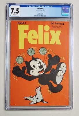 7.5 CGC FELIX #1 (GERMAN EDITION) [3798817001] 1958