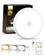  Motion Sensor Light Indoor, 1 Pack 3 Color Modes: Warm / Neutral / Cool