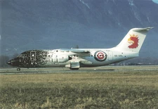 Postcard Airline Malmo Aviation BAE 146-200 SE-DRL Air Hobby CC8.