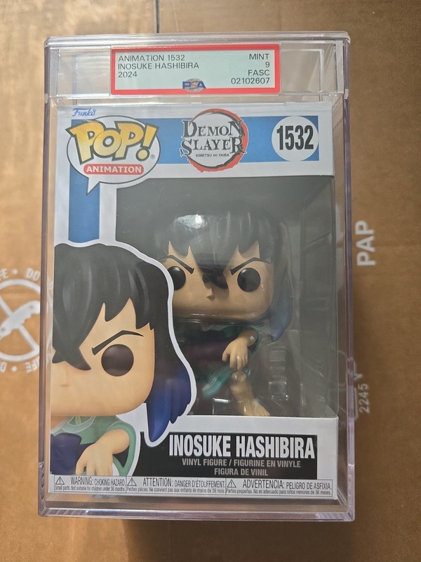 Funko Demon Slayer: Kimetsu No Yaiba Inosuke Hashibira PSA mint 9