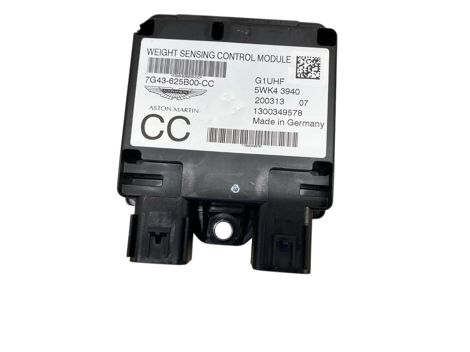 2014 Aston Martin Rapide Front Right Passenger Seat Weight Sensing Module Unit