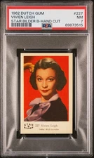 1962 DUTCH GUM STAR BILDER VIVIEN LEIGH 227 PSA 7 POP 1 NONE HIGHER