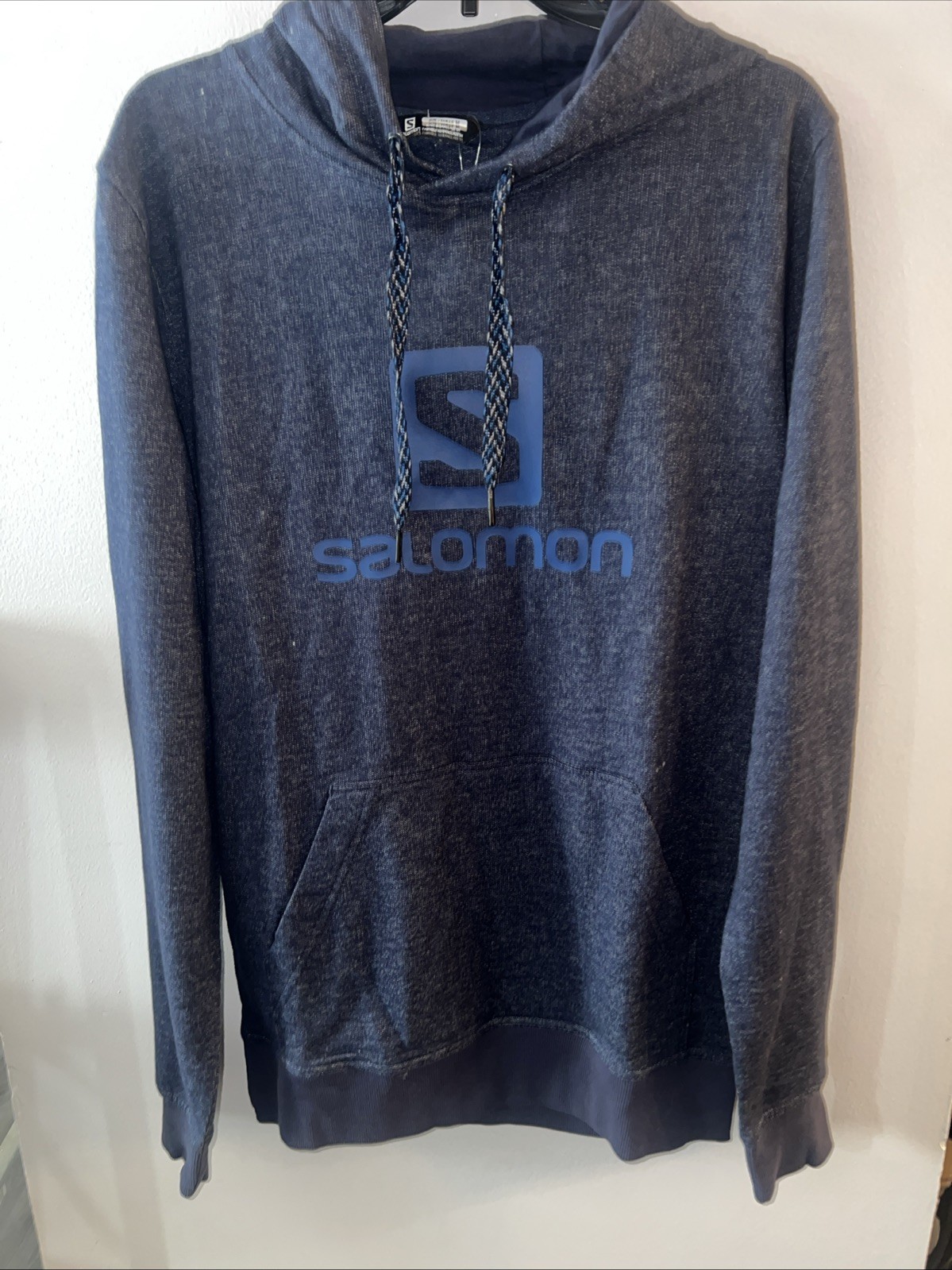 Felpa con cappuccio Salomon taglia M nera erica 100% cotone logo scritto My