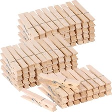 Pinzas Para Ropa, Pinzas De Madera Natural Resistentes Y Duraderas US NUEVO