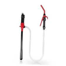 Gas Transfer Pump Battery Powered - Fuel Transfer Pump with Nozzle - Red