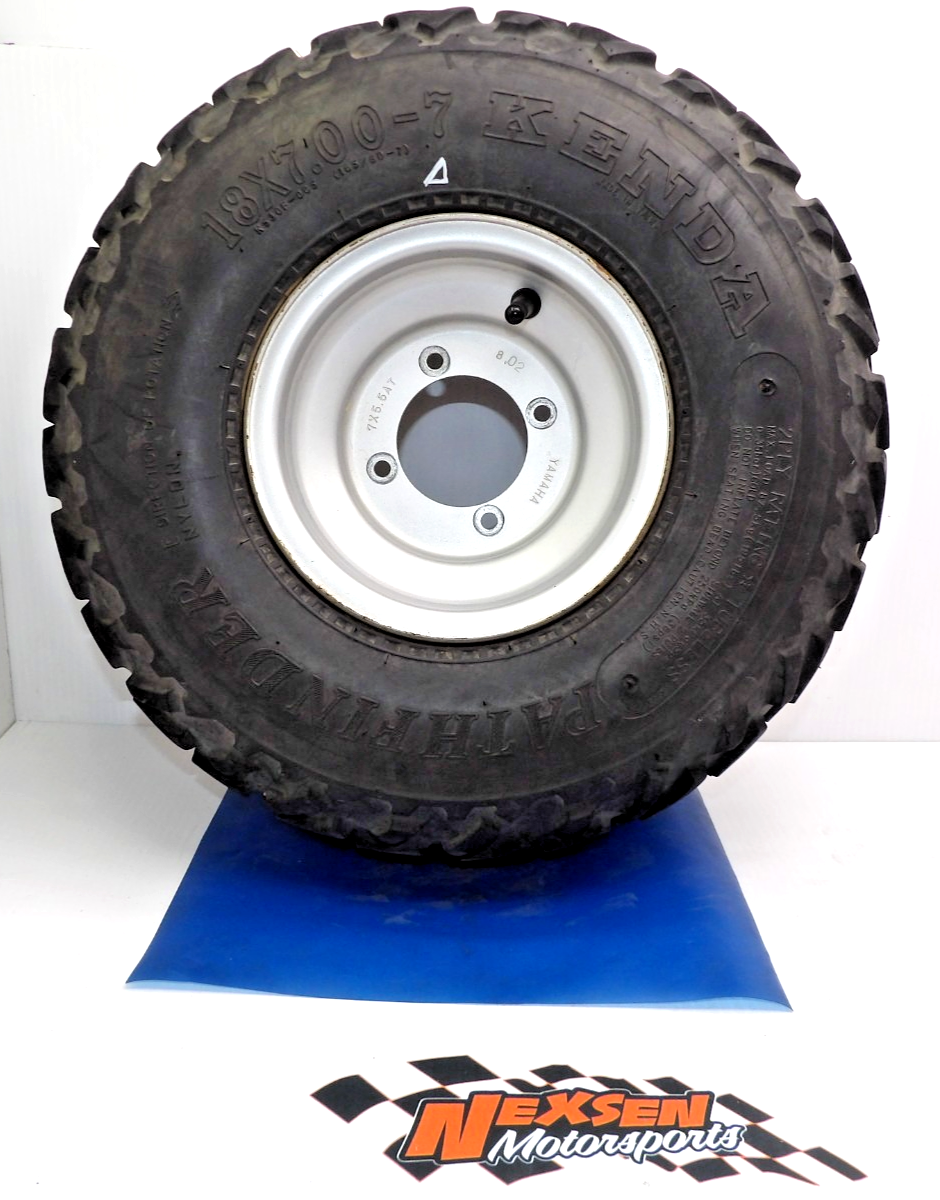2002 Yamaha Raptor 80 Front Wheel Rim Tire Assembly 2FJ-25180-00