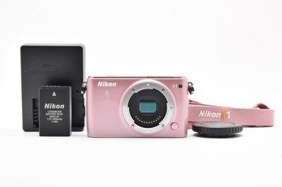 [DPP [329shot] Nikon S1 Pink Body Mirrorless Digital Camera  [MINT]