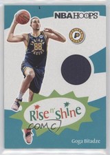 2019-20 Panini NBA Hoops Rise N Shine Memorabilia Goga Bitadze #RS-GGB uq5