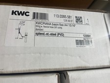 KWC 12.361.042.127 PIANA Single Hole Faucet with Popup Splendure Stainless Steel