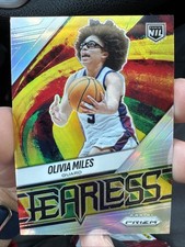 2025-26 Panini Prizm Olivia Miles Fearless Silver Prizm #24 TCU WNBA ROOKIE